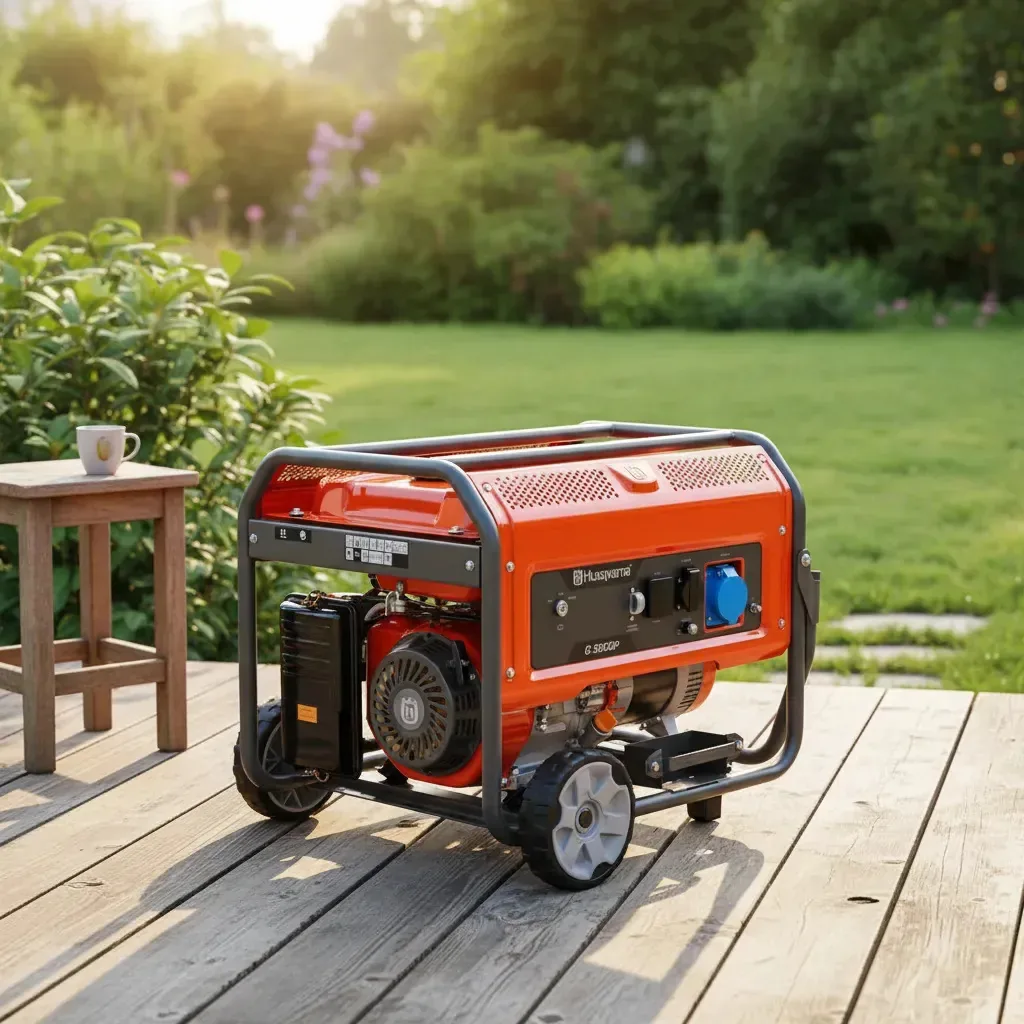Gerador De Energia Husqvarna G5500p Gasolina 11,4hp 5,5kw