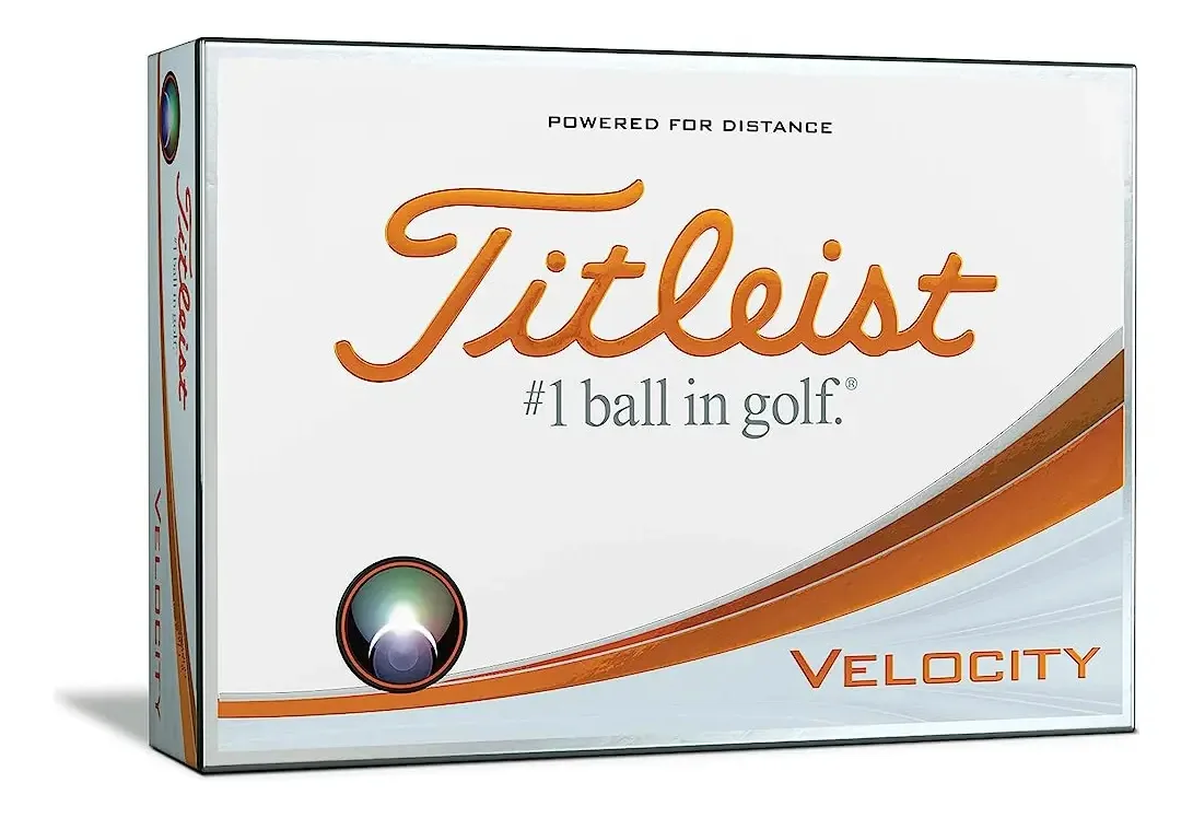 Bolas de golfe Titleist Velocity, brancas, Anter Generation