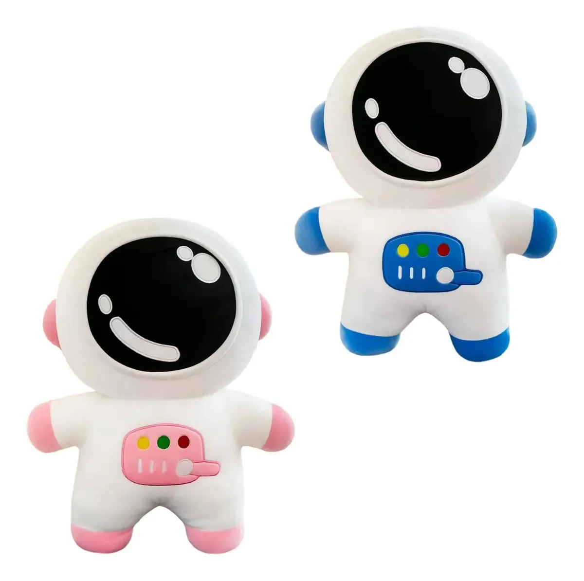 Brinquedo de boneca astronauta de 2 peças para crianças branco