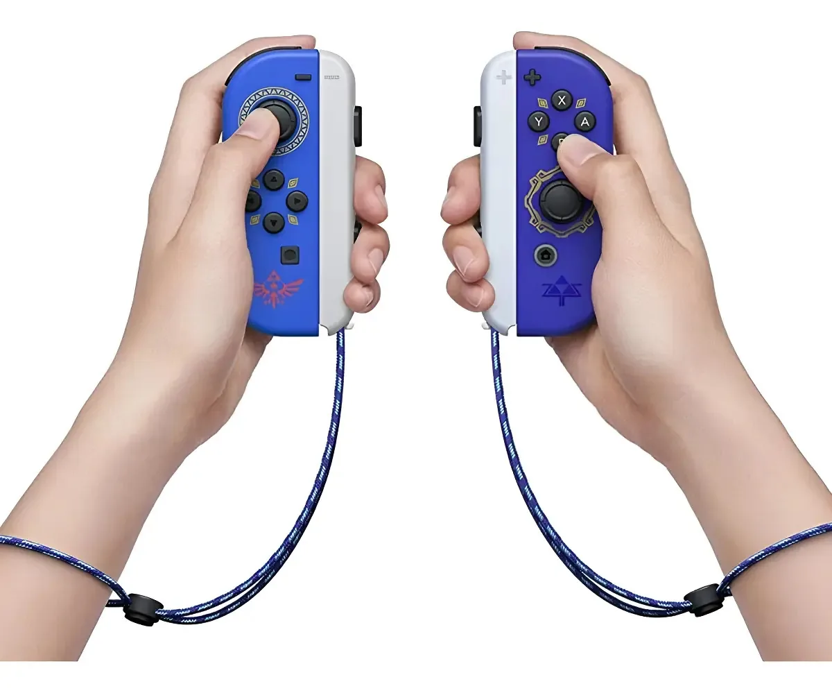 Controles de joystick compatíveis para Nintendo Switch Cor: azul