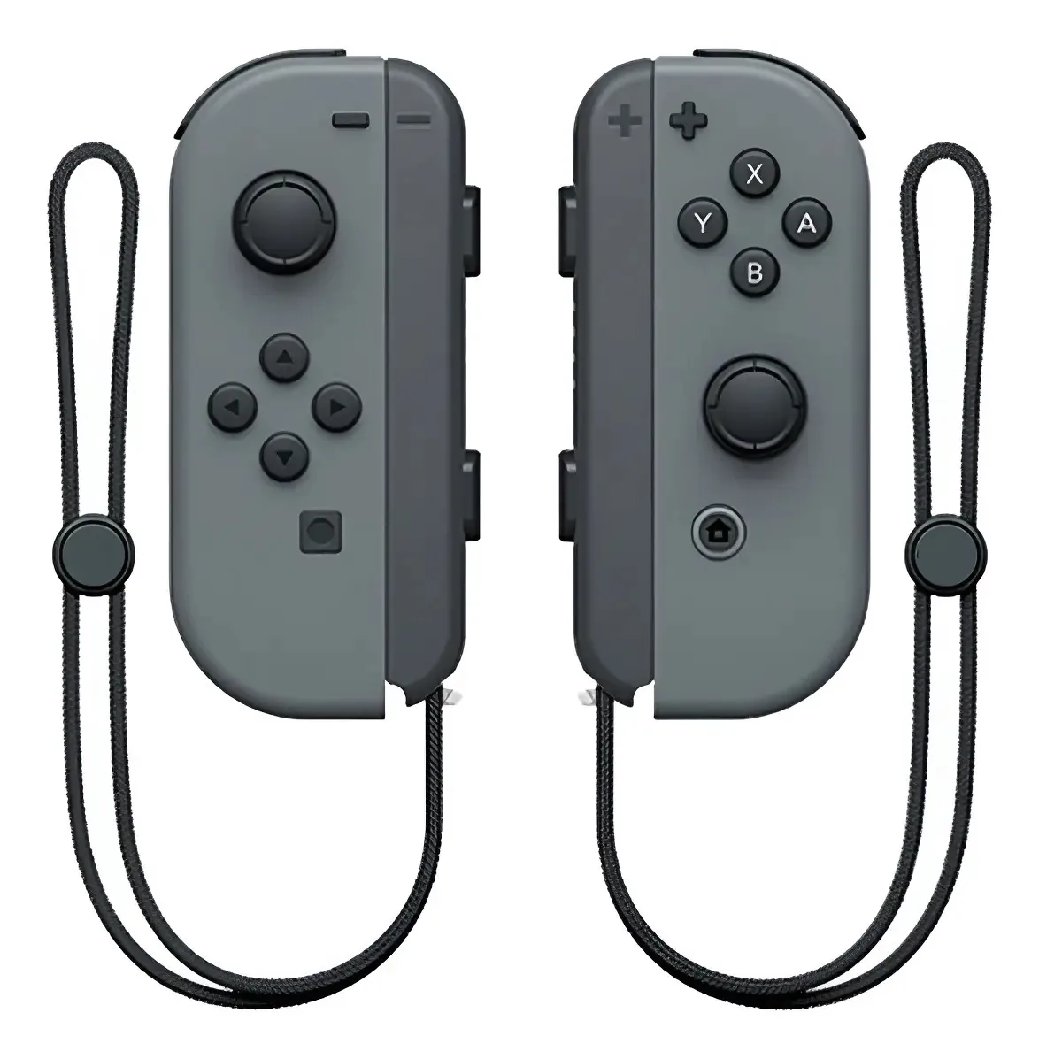 Controladores de joystick compatíveis para Nintendo Switch, cor cinza