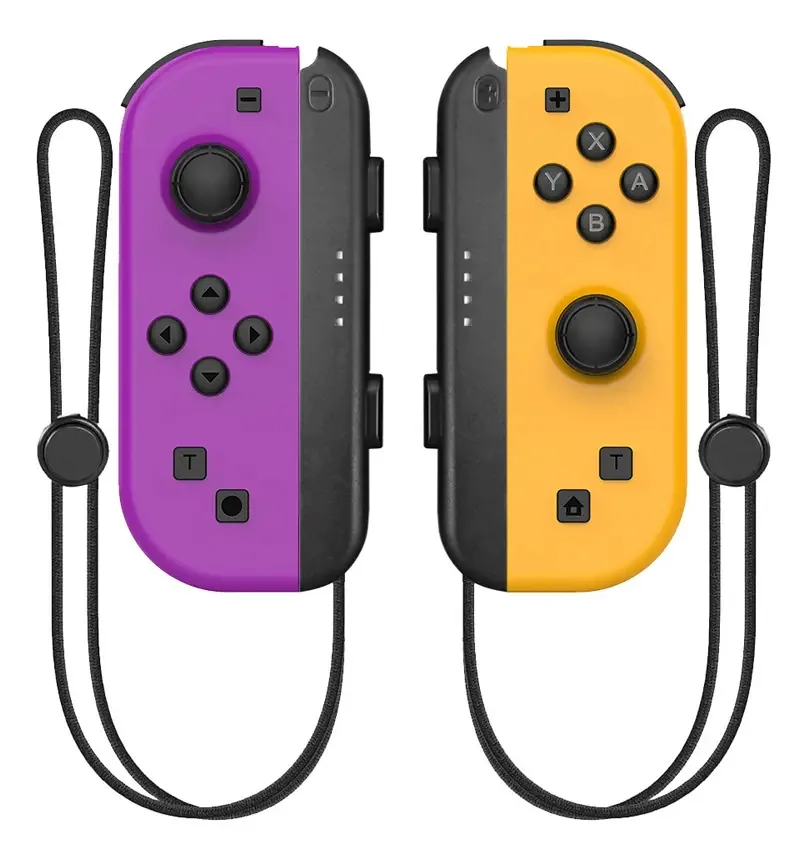 Controles sem fio Joycon para Nintendo Switch Bluetooth, cor marrom