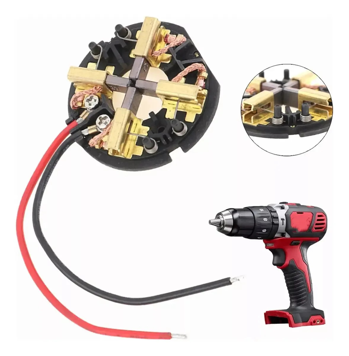 Escovas de carbono para Milwaukee M18