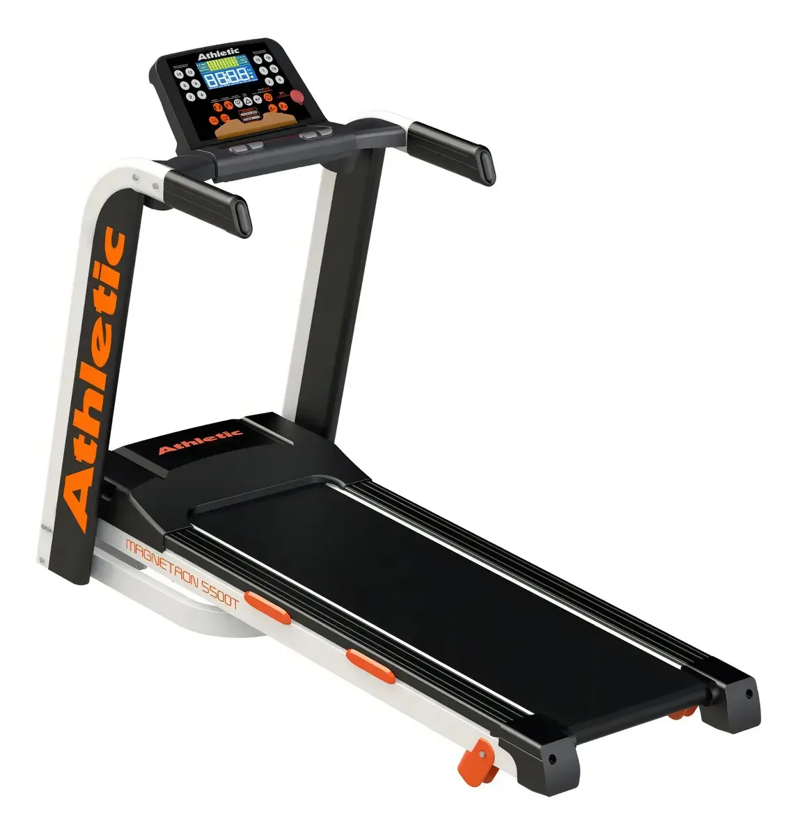 Esteira Athletic Magnetron 5500T Dobrável Cor Preto
