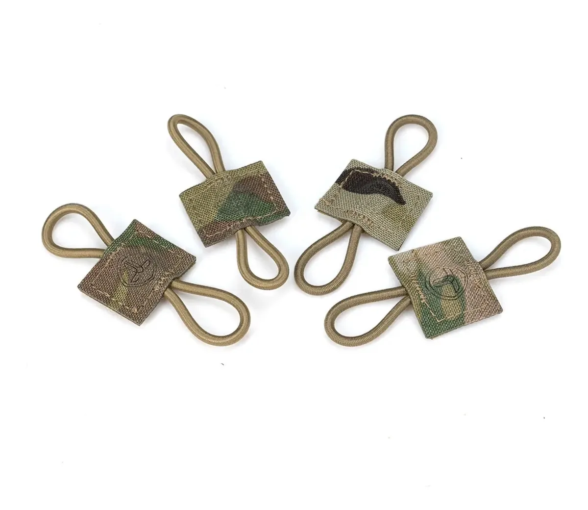Tactical Ptt Fastener Military Rope Acessórios táticos 4 peças Color Multicam