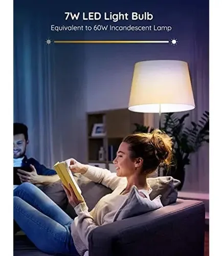Lâmpadas LED reguláveis Govee, pacote com 2 lâmpadas RGB Music Sync