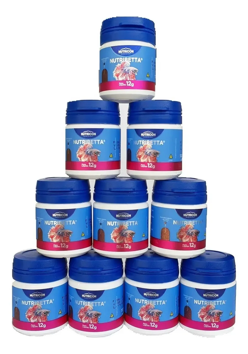 Ração Nutribetta Para Peixe Betta 12g