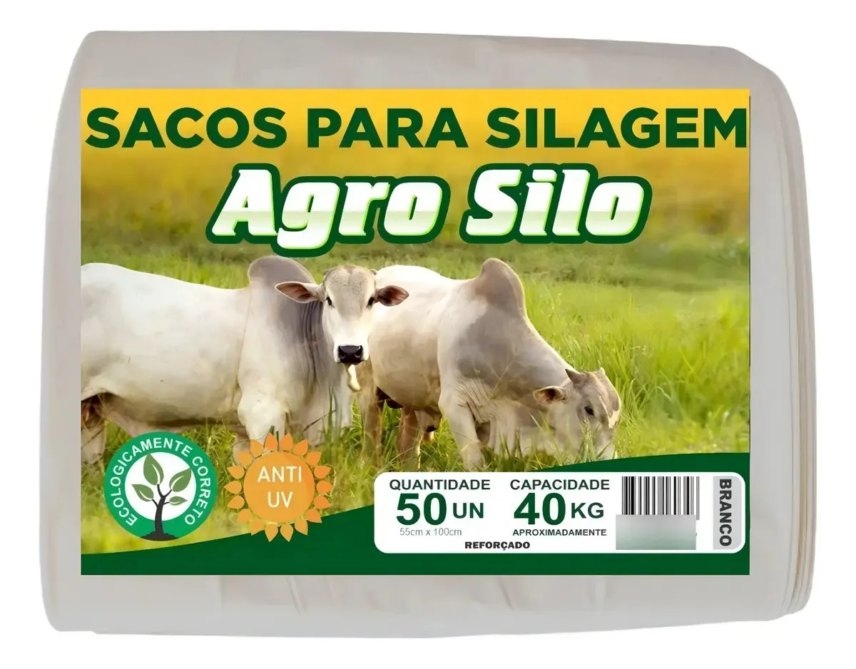 Sacos De Silagem Br 51x100 Agro Silo Anti Uv - 50 Und