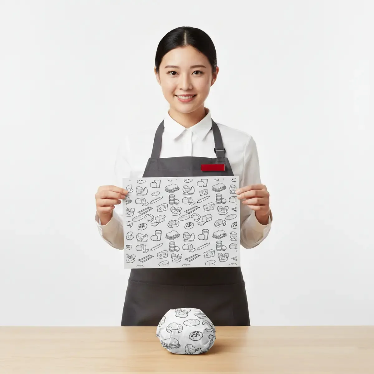 Papel Acoplado Mono Fastfood Delivery 30x38 500und Cor Branco Imagens Variadas