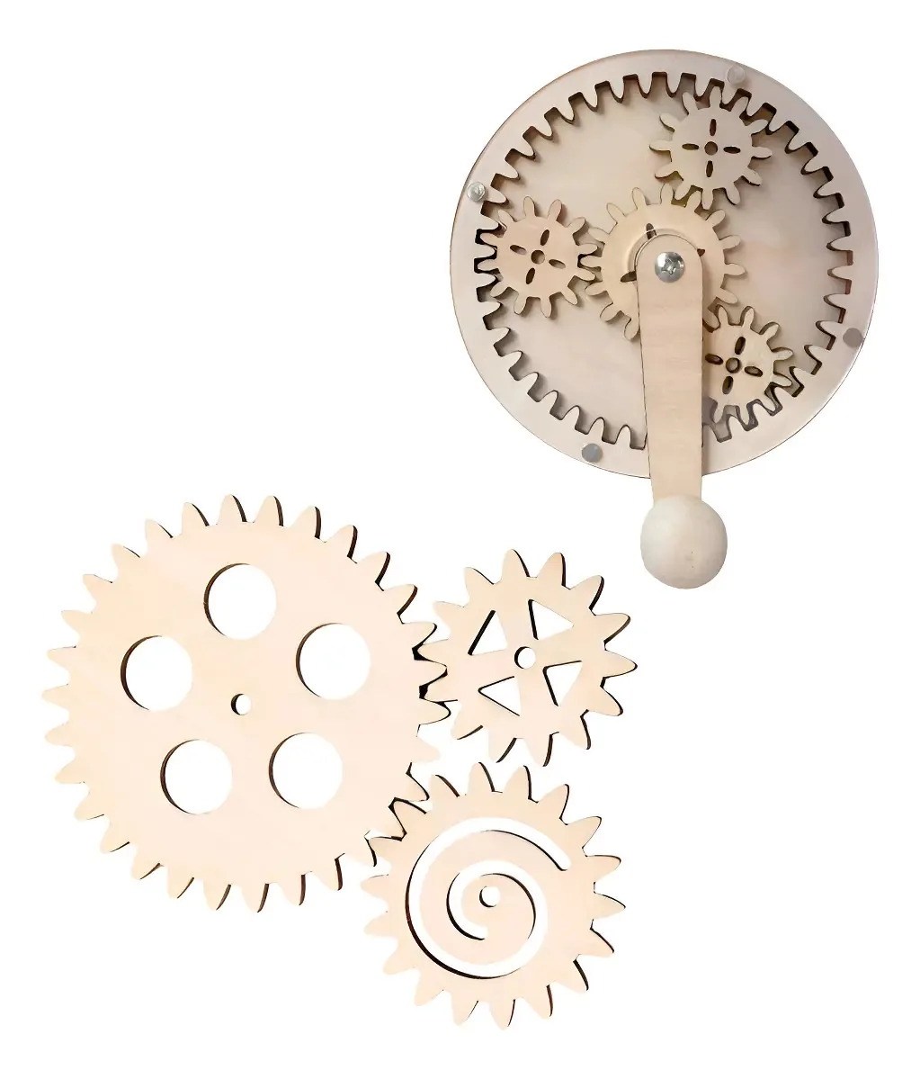 4 peças de madeira Busy Board Toy DIY Parts