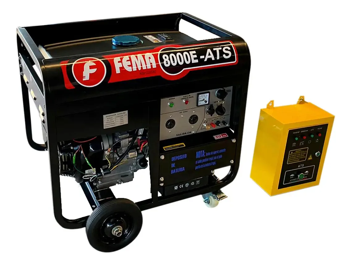 Gerador automático monofásico 6500w 25lts