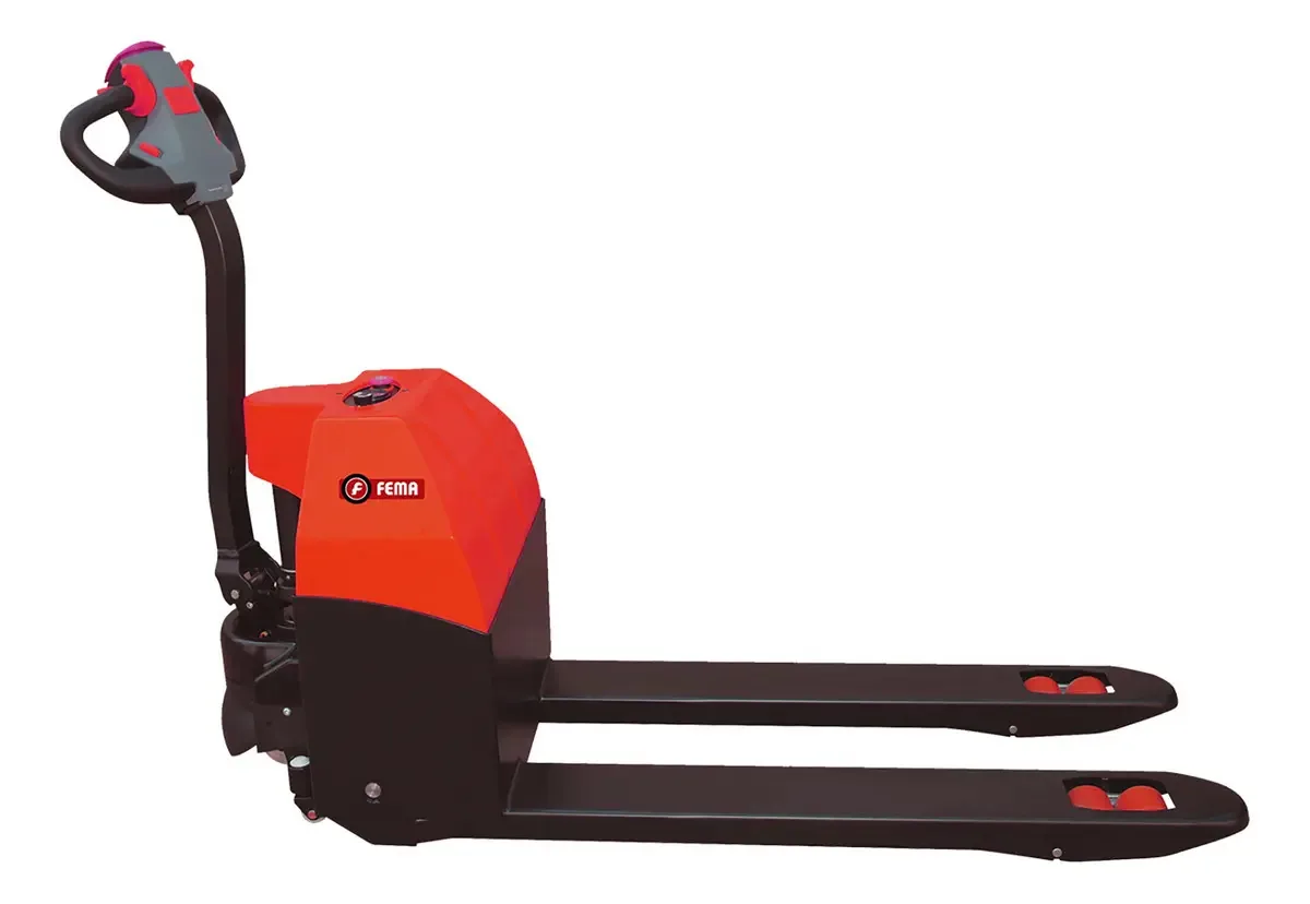 Caminhão transpalete alimentado por bateria Zorra 2500 kg Elevação 120 mm