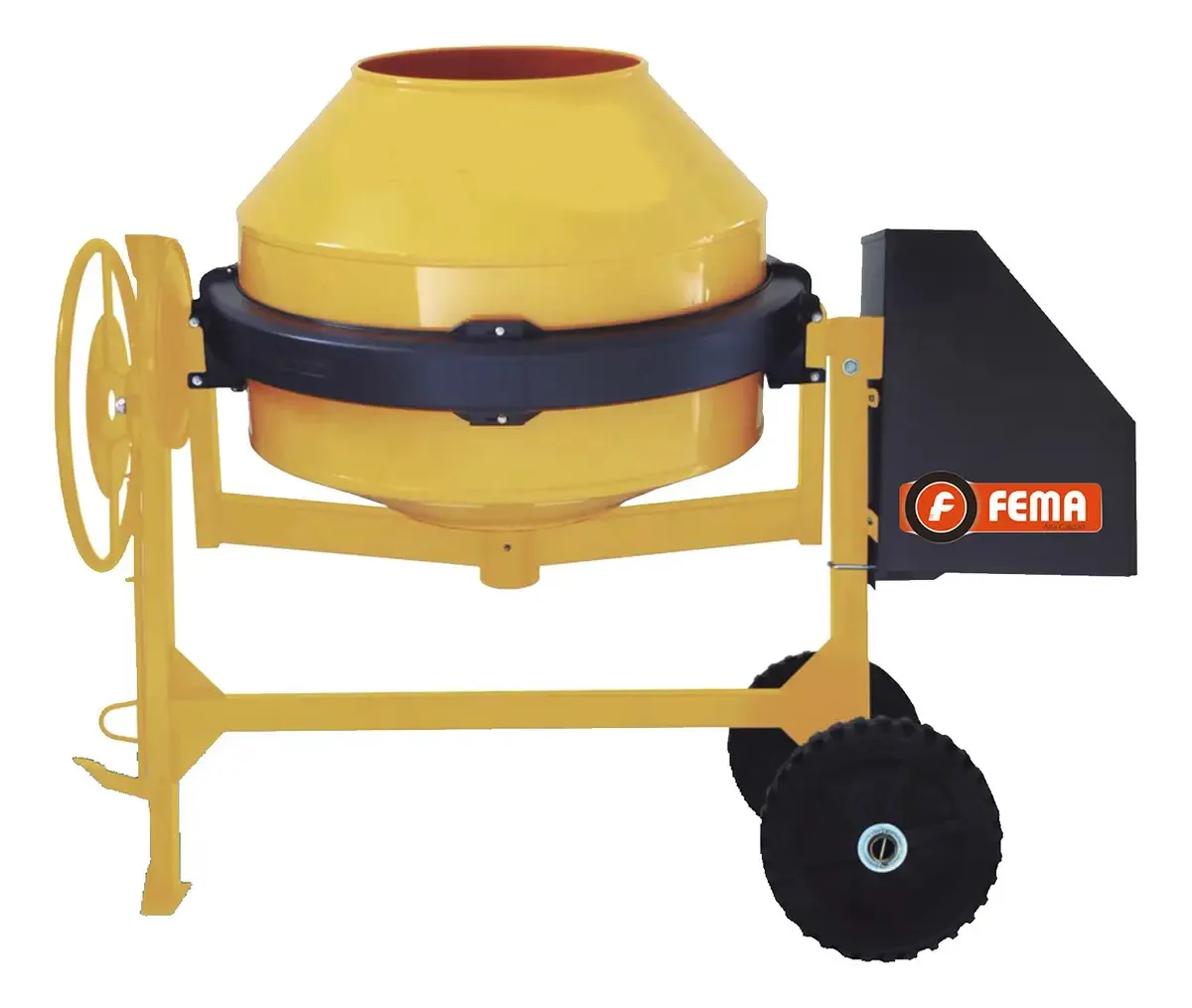 Máquina misturadora de concreto Fema 400lt Motor Honda de 5,5 cv
