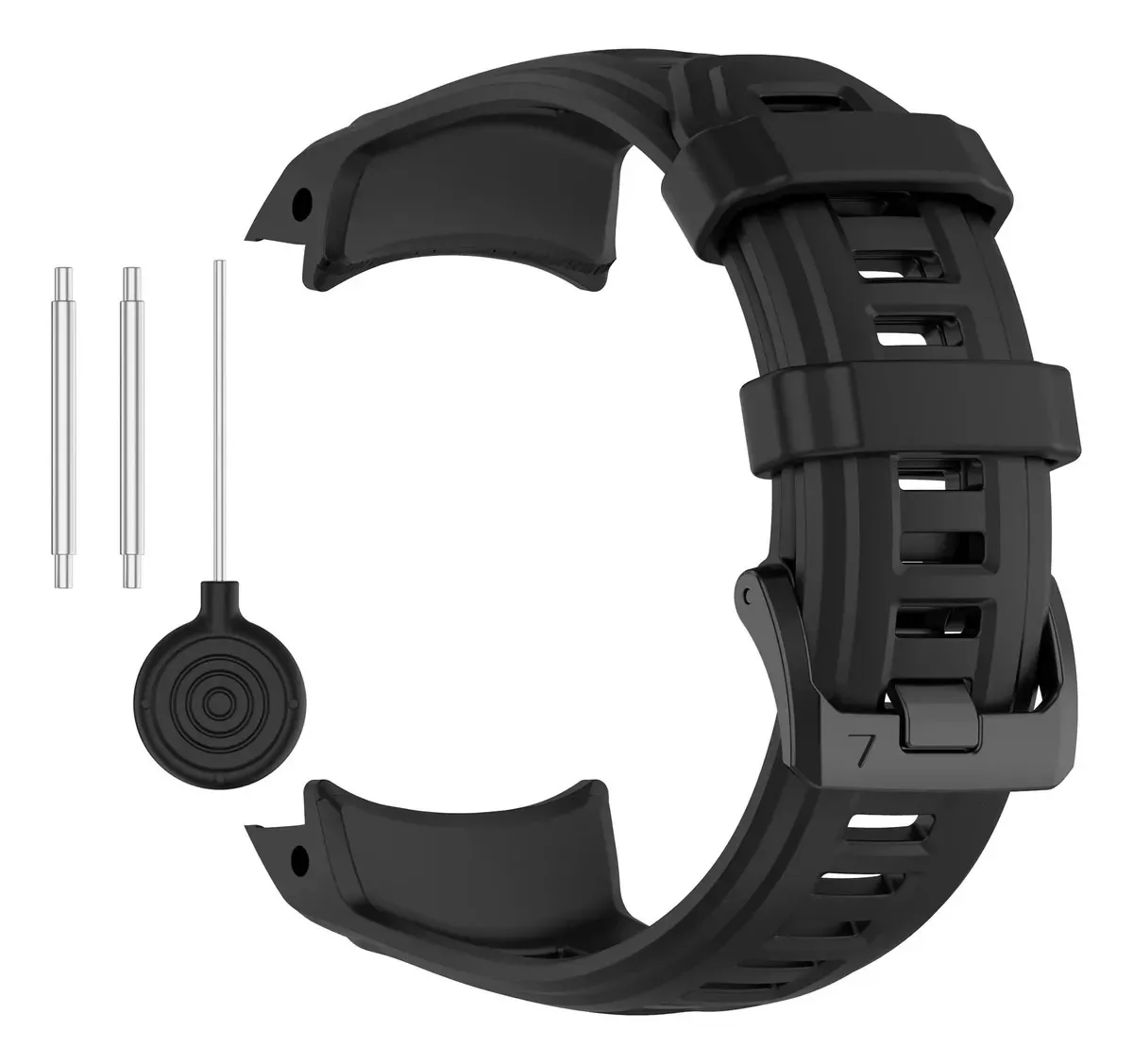 Pulseiras de silicone para Garmin Instinct 3 Solar/AMOLED, pulseiras de reposição de borracha, pulseiras de silicone, pulseiras de reposição, alças ajustáveis