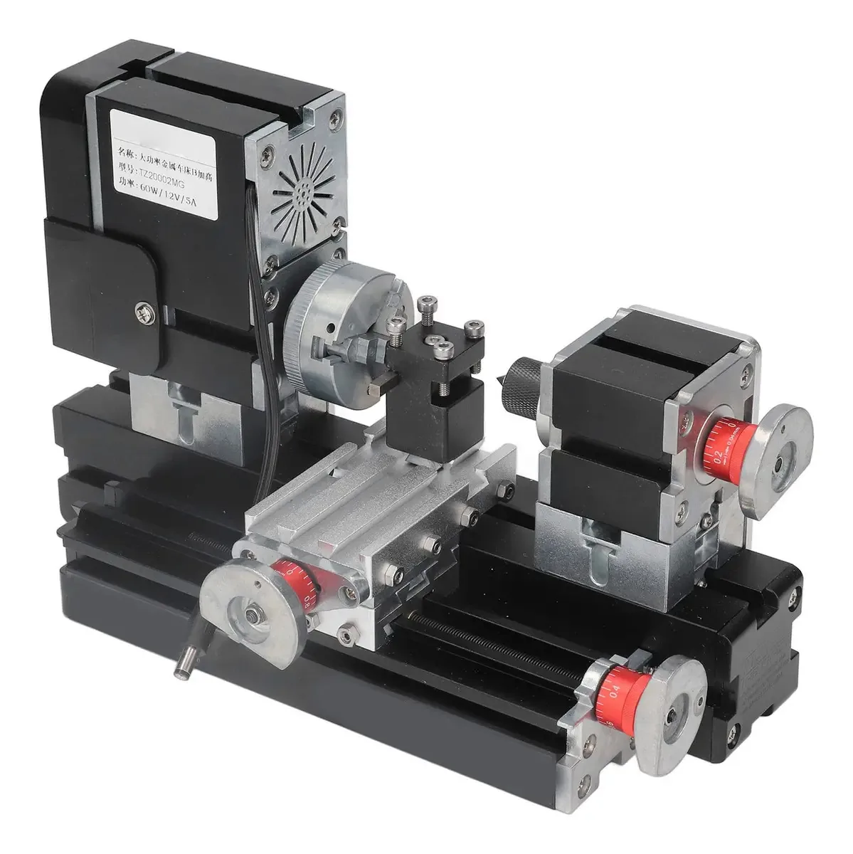 Mini Kit de Torno Elétrico 12v Dc 60w 12000rpm