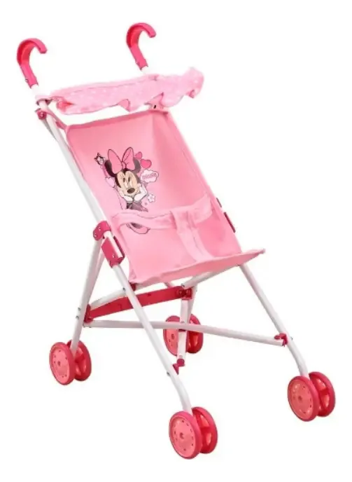 Carro guarda-chuva para bonecas - Minnie Pink