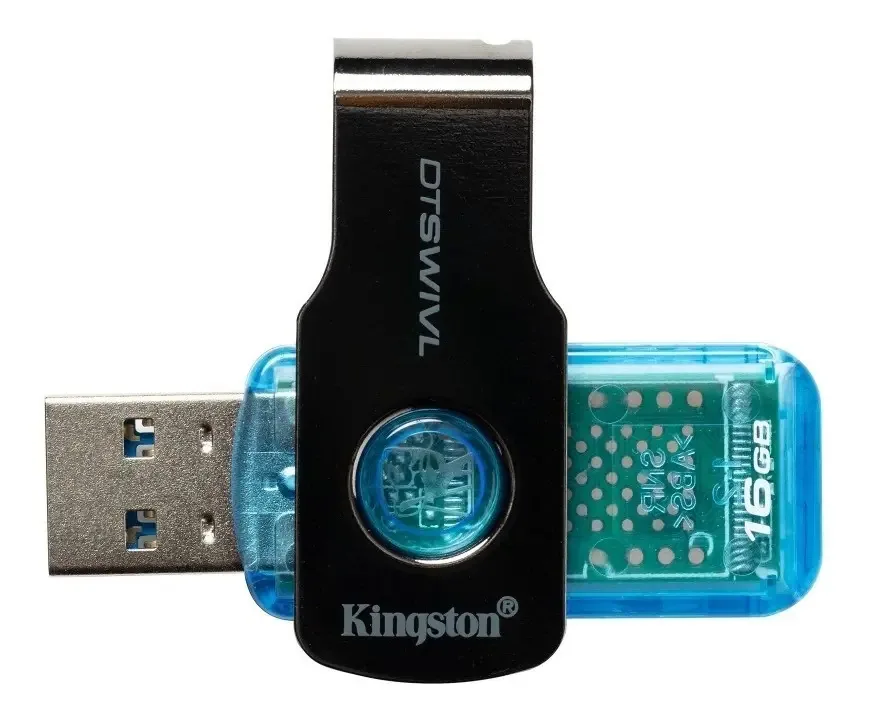 Memória USB Kingston DataTraveler DTSWIVL DTSWIVL 16GB 2.0 azul