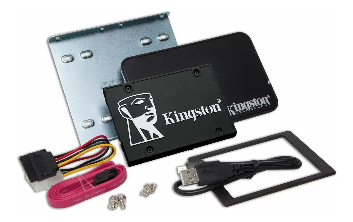 Kit de atualização de SSD Kingston Kc600 512gb Acronis 2.5 Sata3