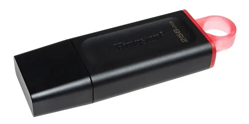 Pen Drive 256gb Usb 3.2 Gen 1 Kingston Exodia Cor Preto Liso