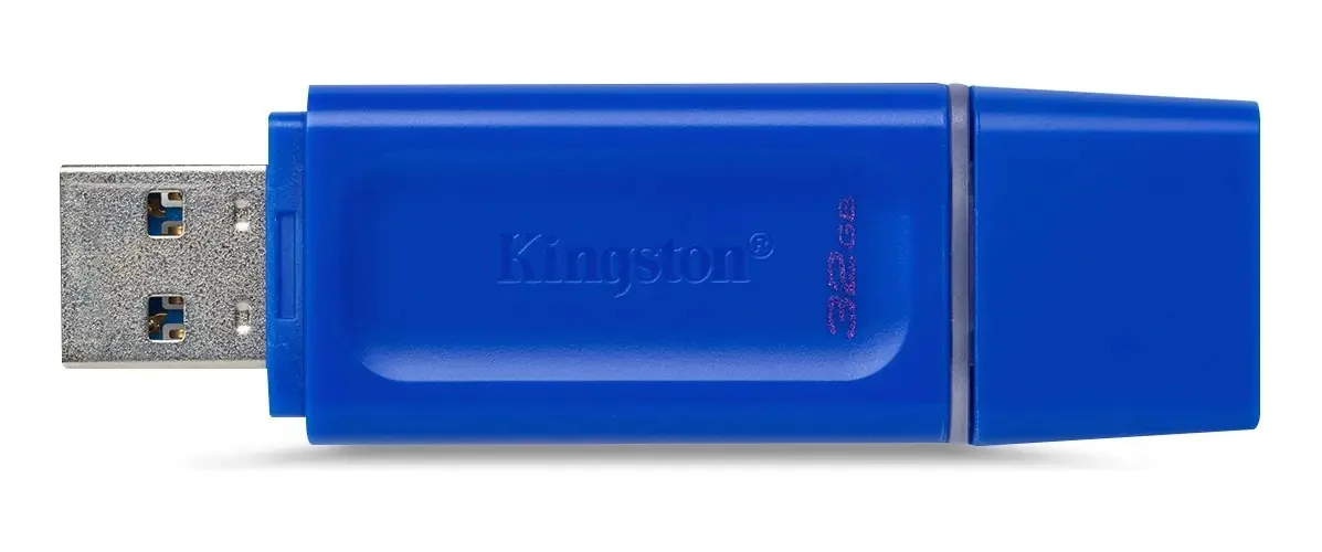 Pen Drive Data Traveler Exodia Usb 3.2 32gb Azul Kingston