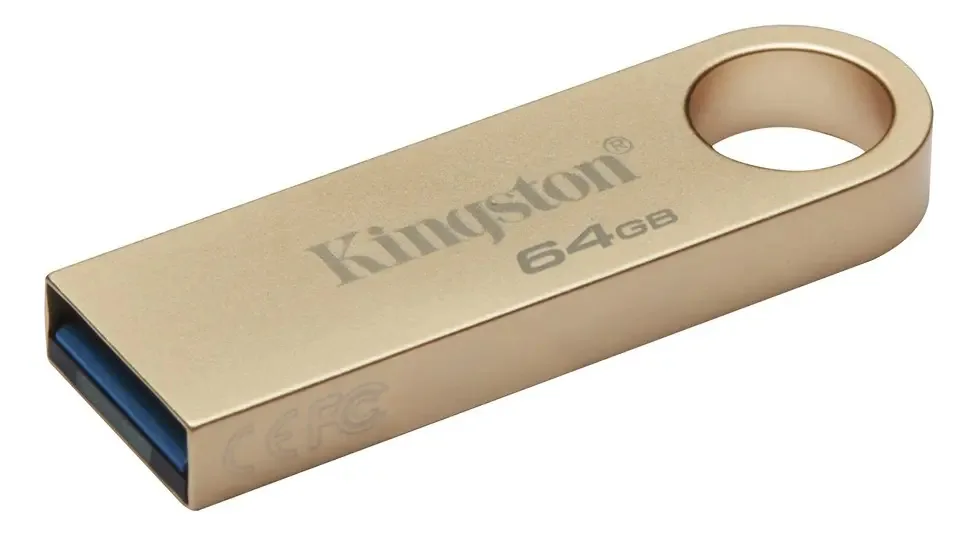 Pen Drive Kingston Datatraveler Se9 G3 64gb Usb 3.2 Gen 1 Gold Liso