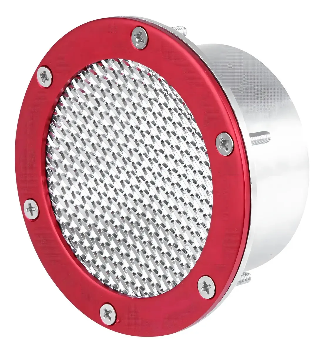 Entrada de Ventilação do Para-choque de Grade, Entrada de Ventilação do Para-choque de Metal Entrada de Ventilação Universal Premium Opcional para a Entrada de Ar Frio para Corridas(vermelho)