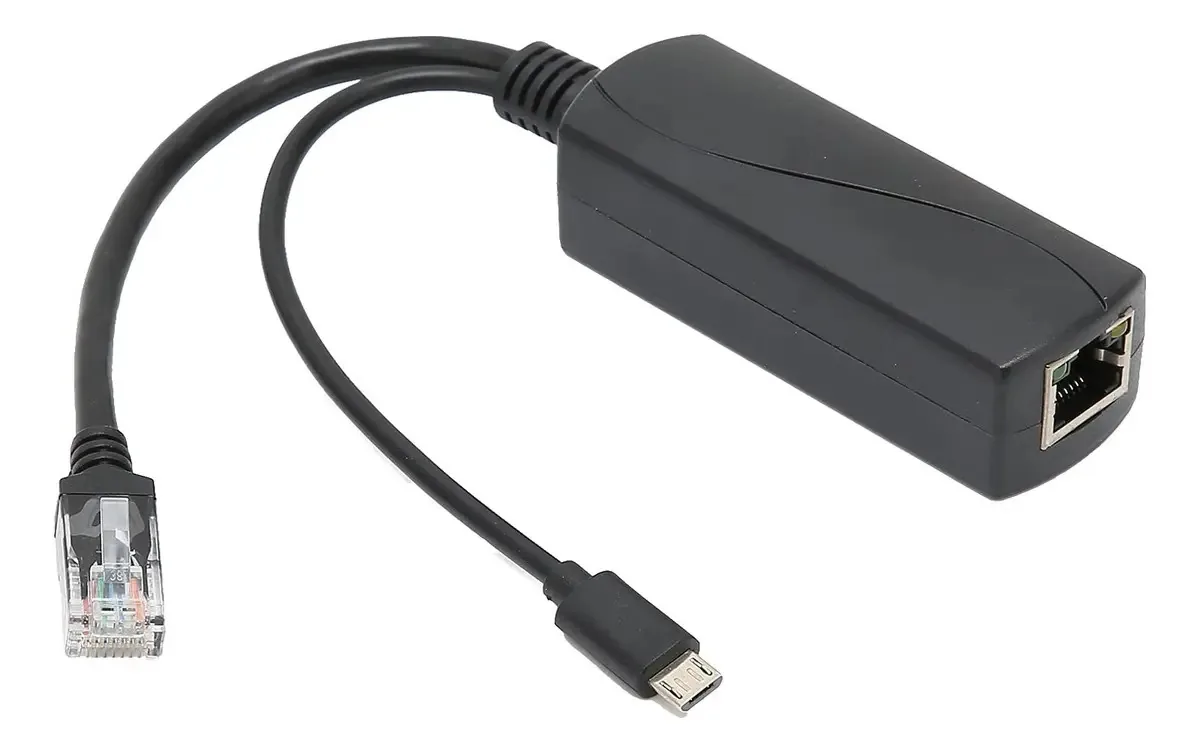 Divisor Poe Moumouten, Adaptador Divisor Poe 802.3af Divisor Poe Tipo C Isolado Com Saída Dc 5v Para Internet Residencial E De Escritório