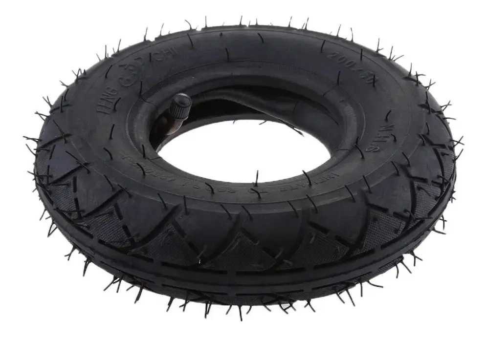 B Blesiya 200x50 (8''x2 '') Conjunto de Pneus e Câmaras para Patinete a Gás/Elétrico para Epunk E100 e E200
