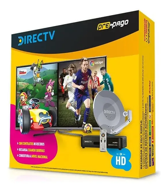 Decodificador pré-pago Direct TV Hd + antena