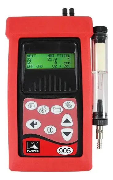 Analisador portátil de gases de combustão industrial de 4 gases K905