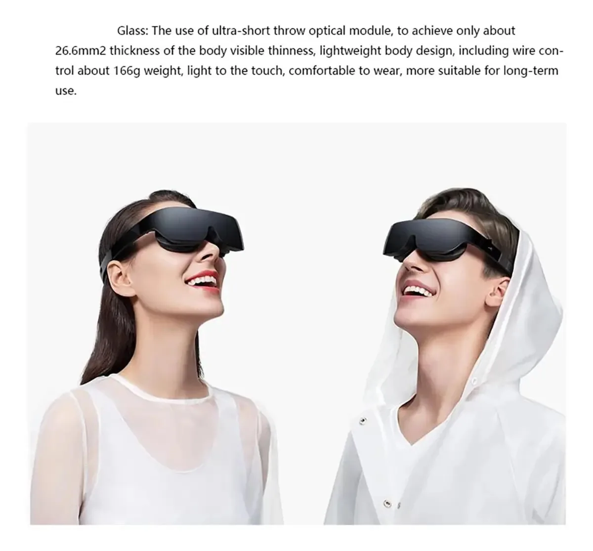 Nmleinec com óculos Huawei Vr Glass Cv10 Imax, experiência de tela gigante, com projeção de tela móvel com resolução 4K HD