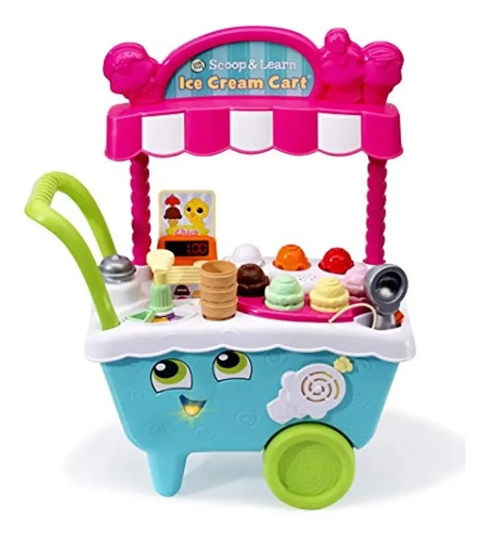 Carrinho de sorvete Leapfrog para aprender e colecionar