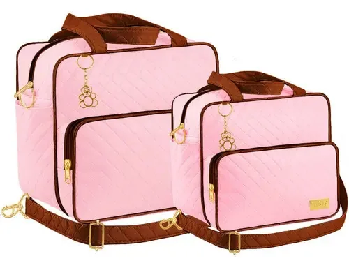 Kit Bolsa Maternidade Plike Baby Rosa Kb-crm2