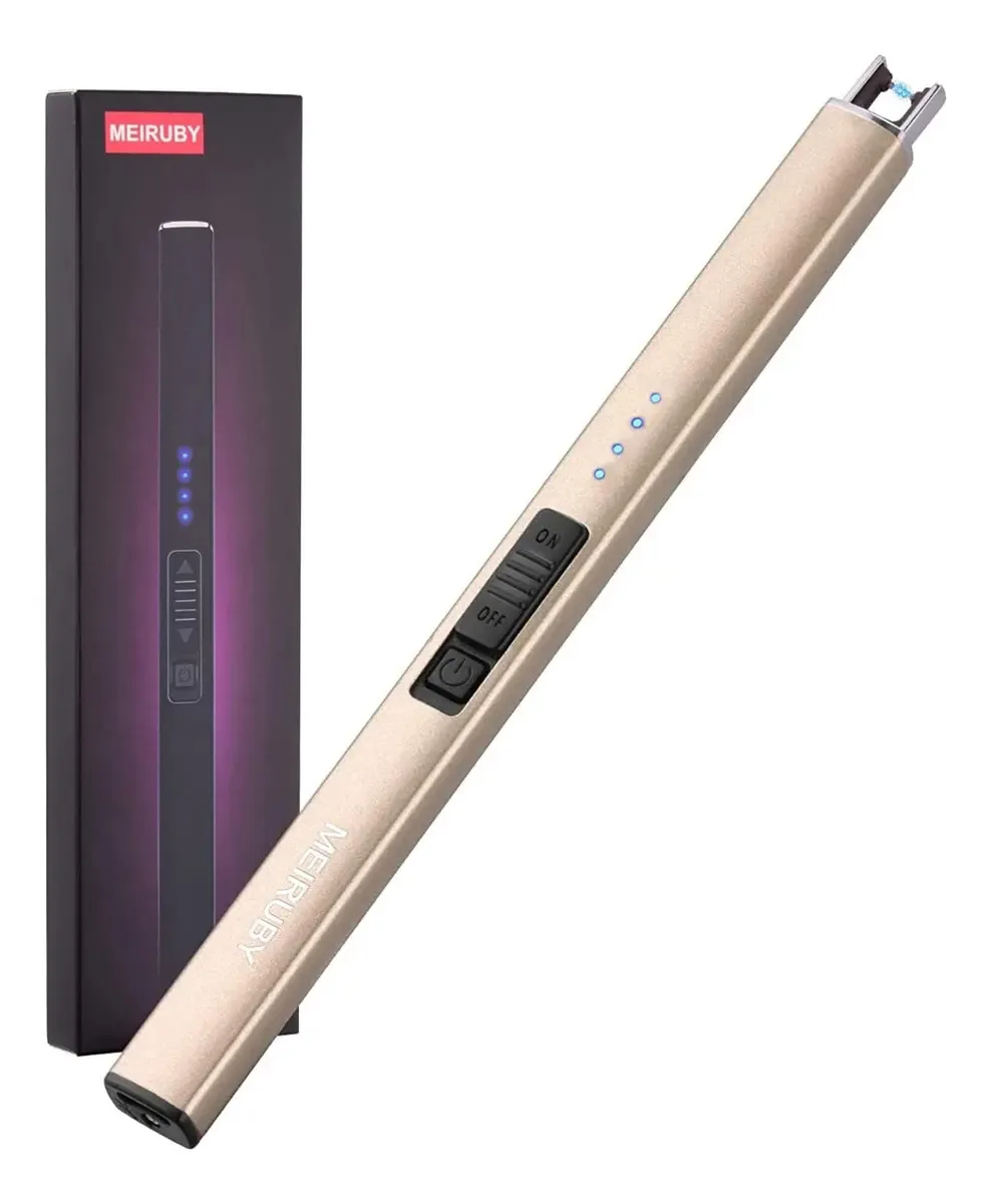Isqueiro Elétrico Usb Recarregável À Prova De Vento
