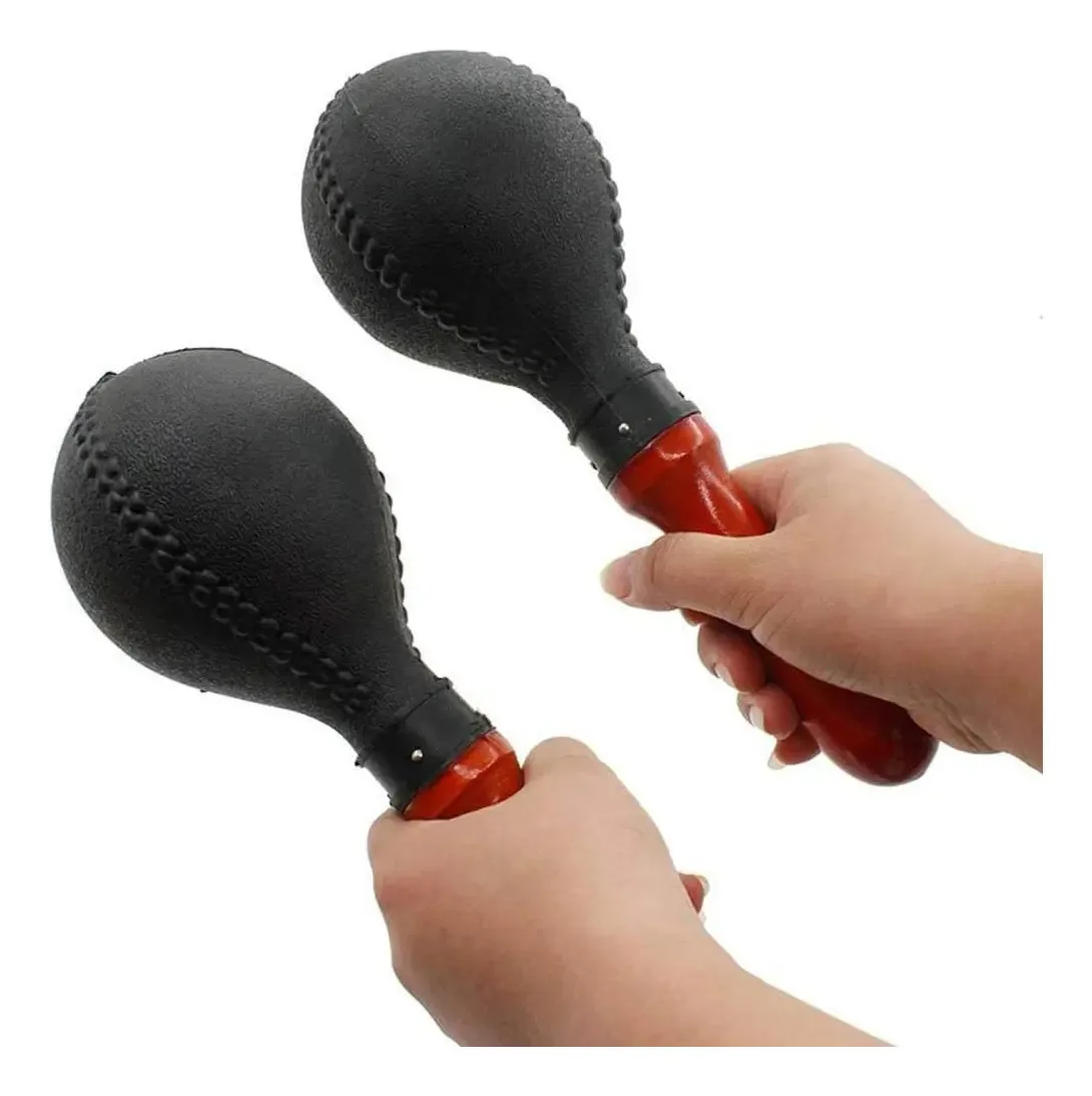 Música De Percussão Manual Do Maracas Shakers Rattles Sand H