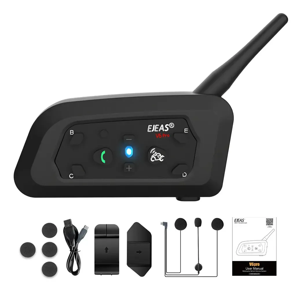 Intercomunicador Ejeas V6 Pro+