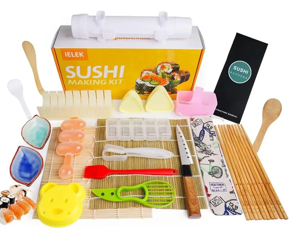 Kit de sushi Ielek: 7 ferramentas para fazer sushi em casa