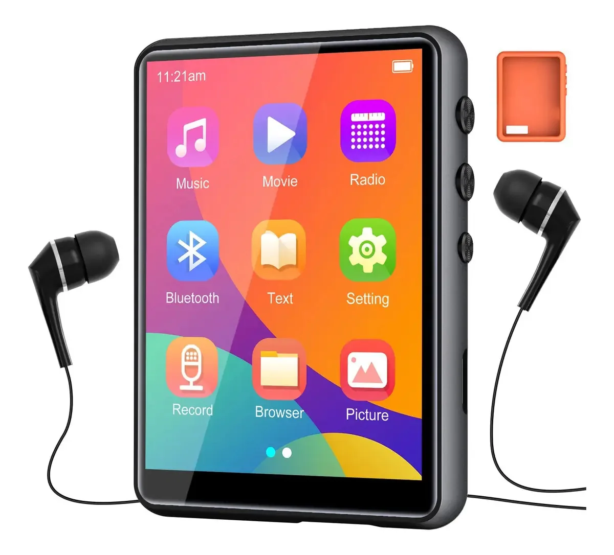 Leitor MP3 Zaqe com Bluetooth 5.3, Mu Player