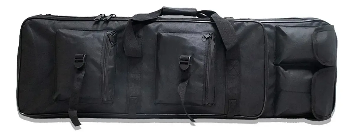 Dfance Bolsa Tática Para Rifle Capa Para Armas Longas, Mochila Tática De Caça Para Rifle De Rifle, Durável Capa Para Armas Longas, Armazenar Ou Transportar Rifles, Black, 85cm/33.4in