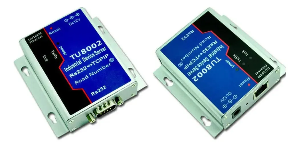 Servidor de dispositivo serial de nível industrial Rs232 para Ethernet Tcp Ip UDP Vcom Modbus Rtu Servidor/Cliente