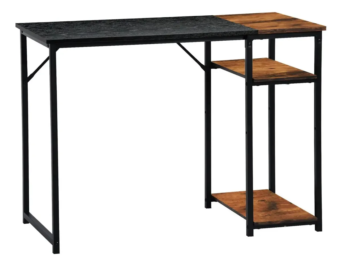 Mobiliário: 39,4 polegadas Studio Writing Table Co. Cor Preto