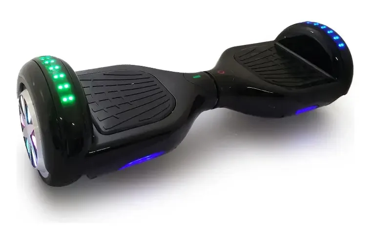 Hoverboard 6.5 Full Leds Preto Bluetooth Com Controle