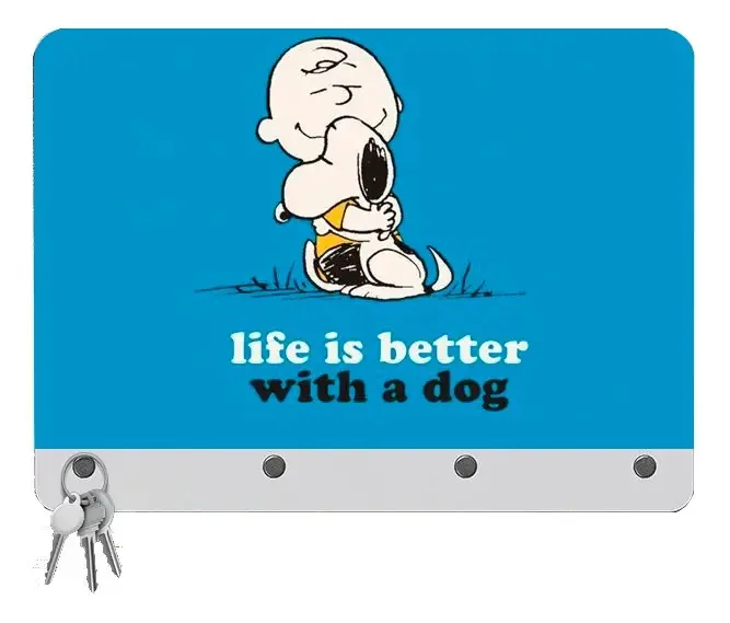 Porta Chaves Charlie Brown E Snoopy - Peanuts