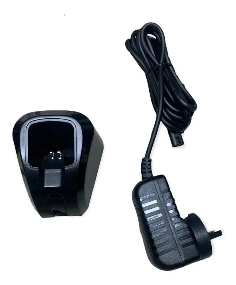 Carregador Base + para máquinas de corte de cabeleireiro sem fio pretas