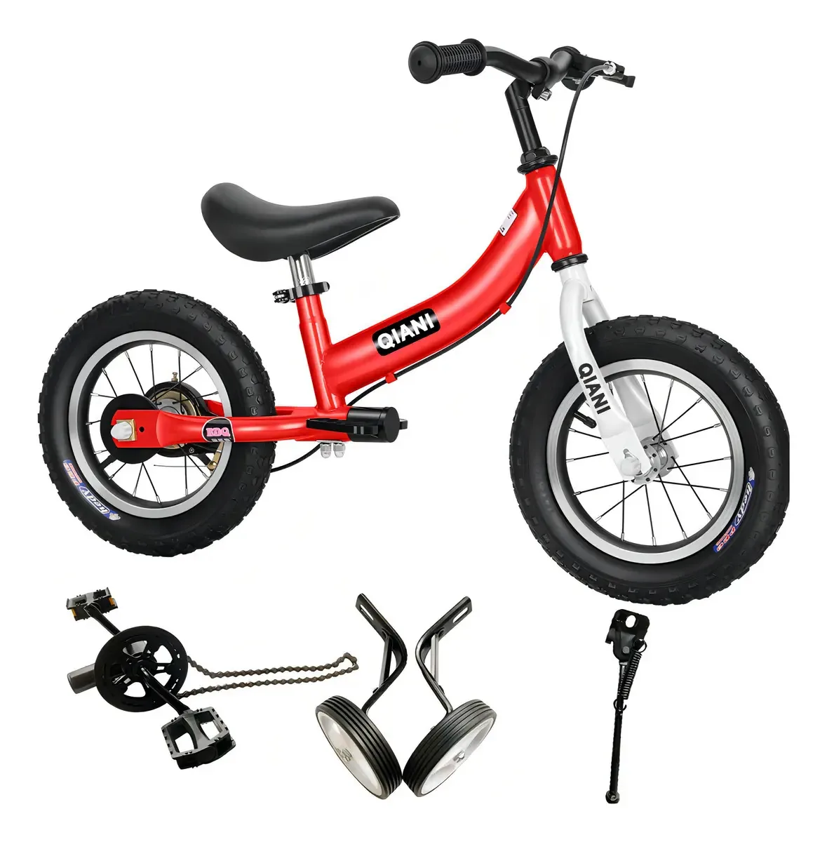 Bicicleta passeio Qiani Z12 tamanho do uadro 16" - vermelho