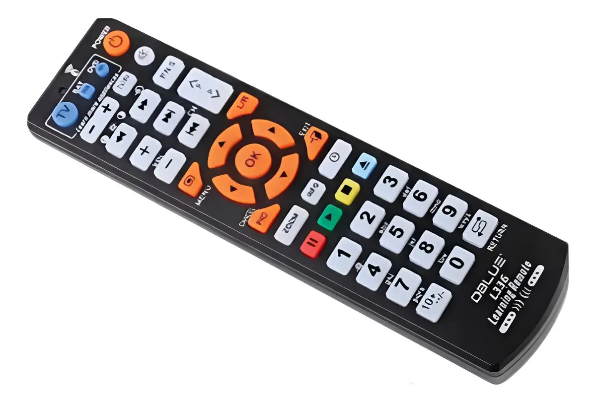 Controle remoto universal Smart Smart Tv Dblue, cor preta
