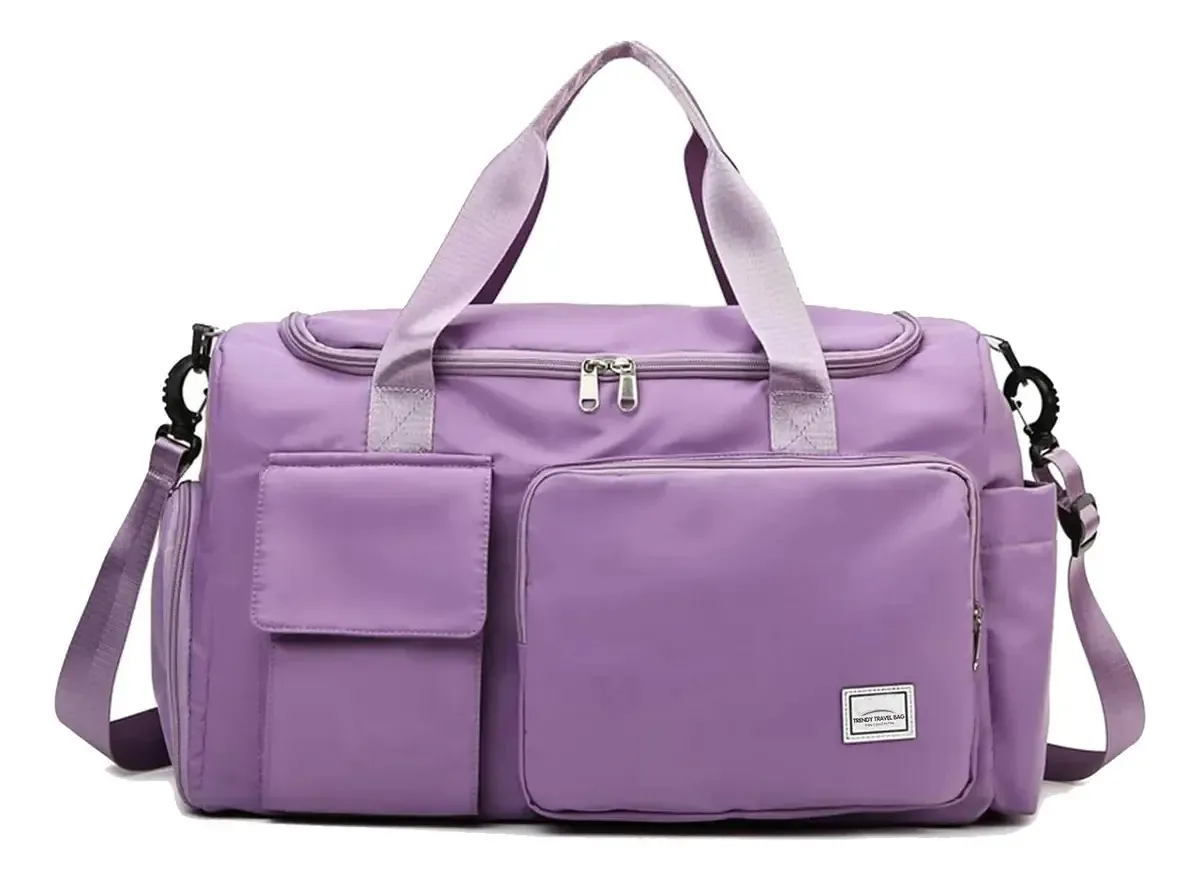 Bolsas de viagem, mochila esportiva, mala de ginástica, mochila de viagem moderna, bolsa de viagem e fitness com bolso molhado e compartimento