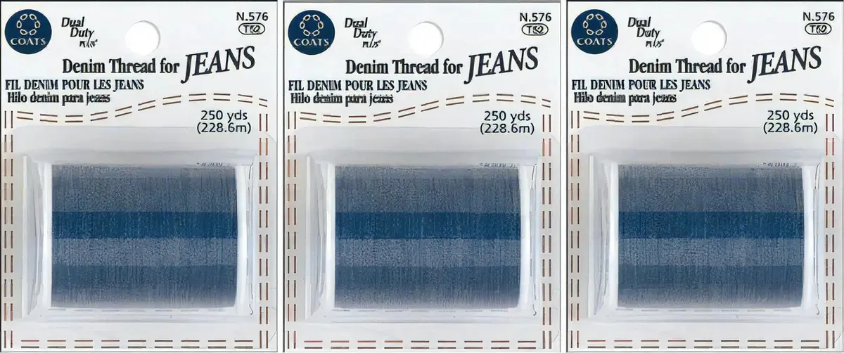 Casacos e fios Clark para jeans, cor azul, jeans de 250 jardas