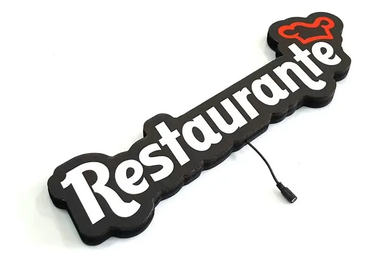 Letreiro Luminoso Restaurante Led