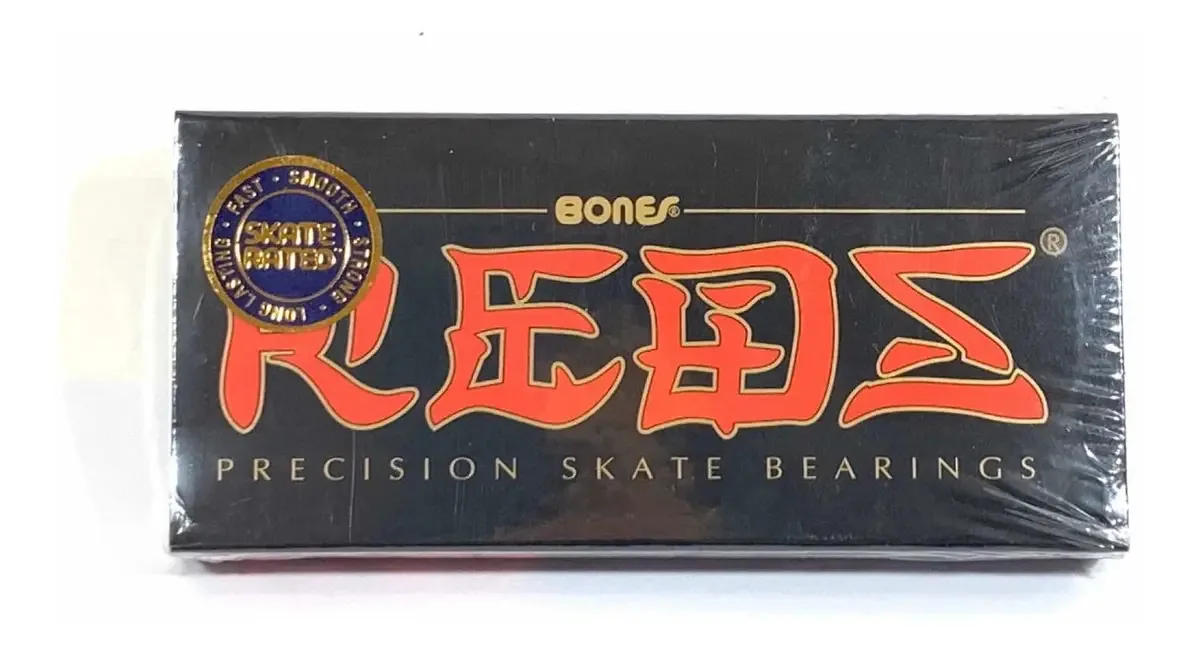 Rolamento Bones REDZ Para Skate e Patins Aço Inoxidável ABEC 9